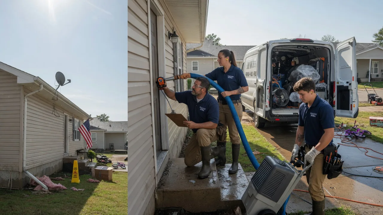 Ceiling Water Damage Restoration in Hughes, AR near me